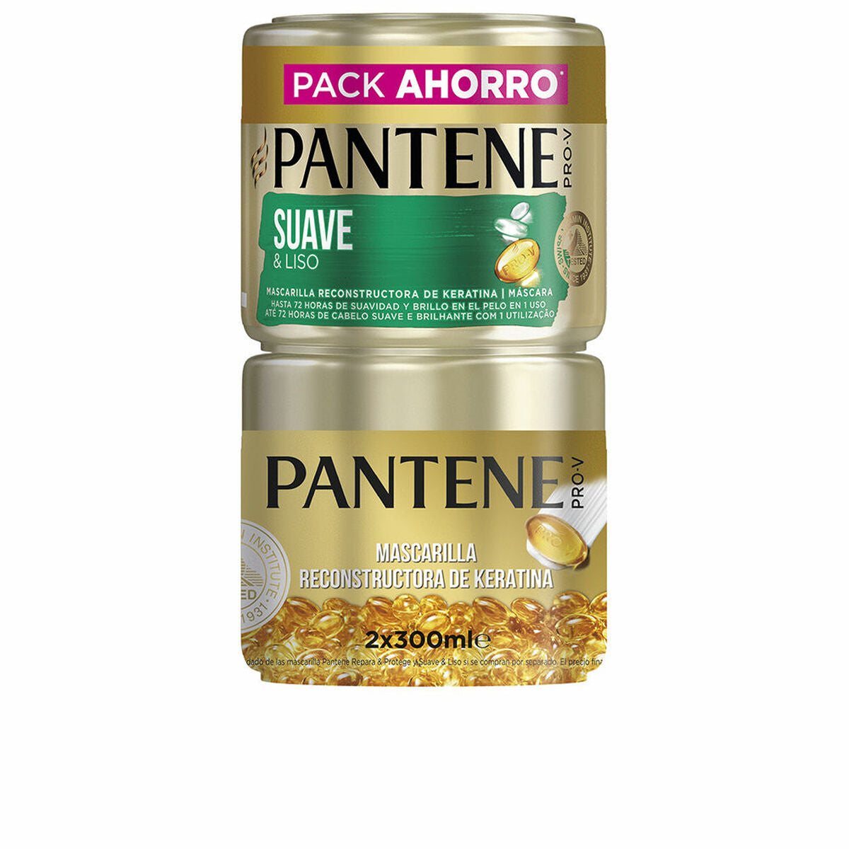 Máscara Capilar Pantene Keratin 2 x 300 ml 300 ml | Acexarme. Mais modelos Beleza, Cuidado do cabelo disponíveis.