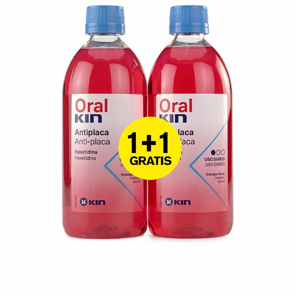 Lavagem Bocal Kin Oralkin Enjuague Bucal Placa Antiplaca (2 uds) | Acexarme. Mais modelos Saúde e cuidado pessoal, Cuidado oral disponíveis.