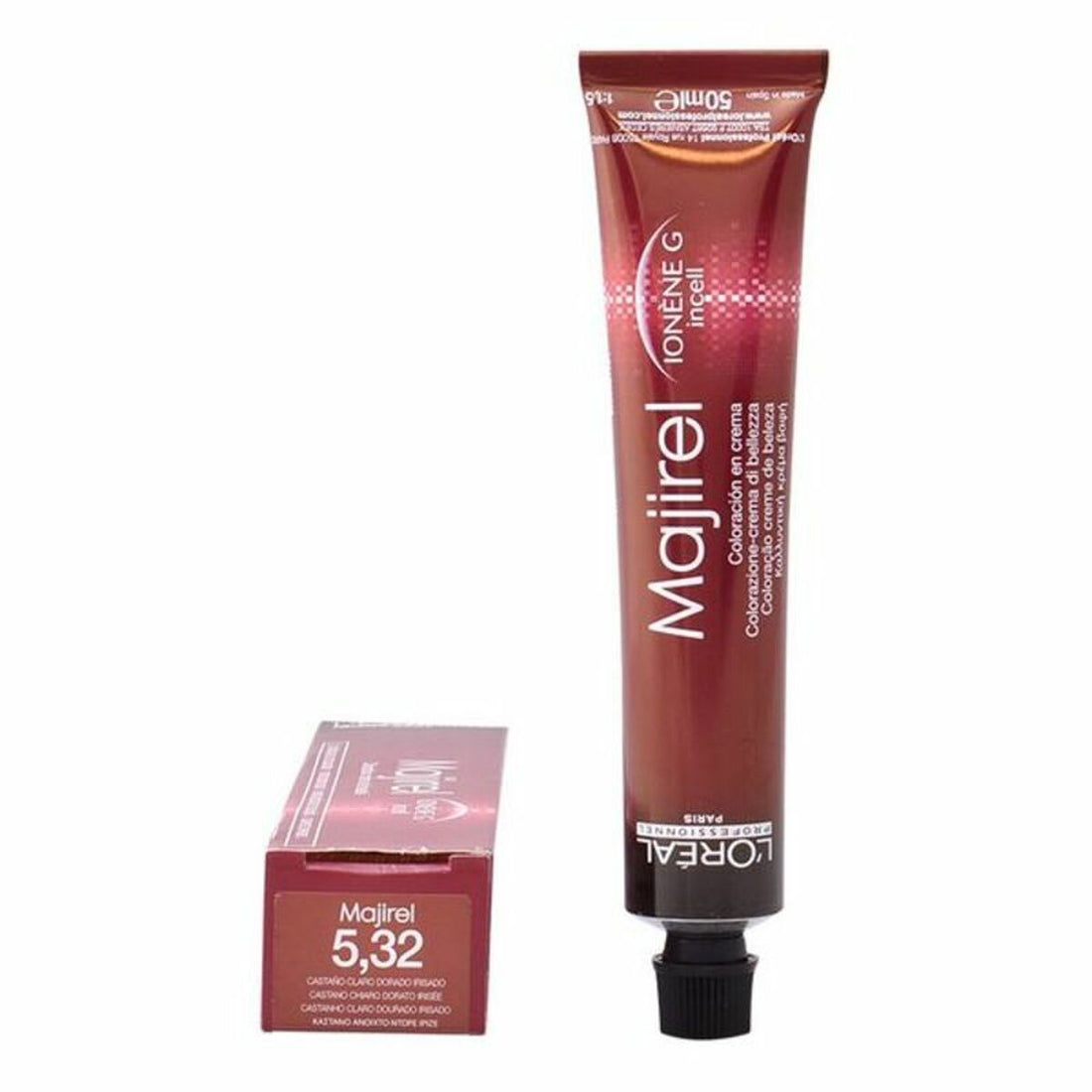 Coloração Permanente em Creme Majirel N5,32 L&