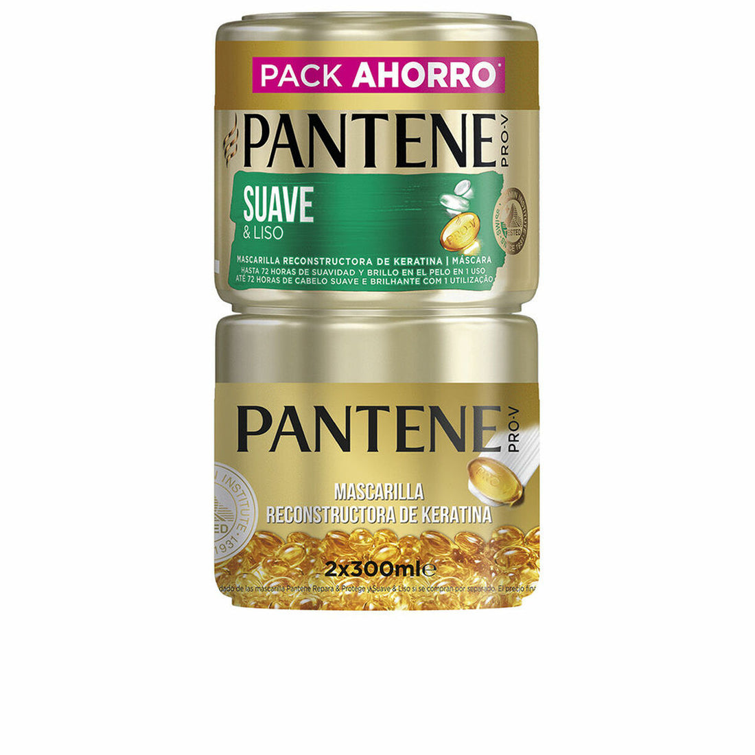Máscara Capilar Pantene Keratin 2 x 300 ml 300 ml | Acexarme. Mais modelos Beleza, Cuidado do cabelo disponíveis.