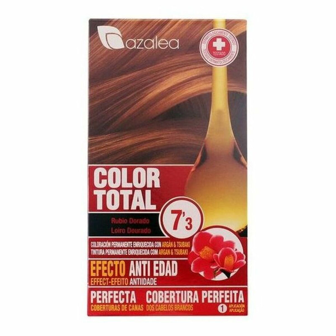 Tinta Permanente Antienvelhecimento Azalea Color Total Loiro Dourado | Acexarme. Mais modelos Beleza, Cuidado do cabelo disponíveis.