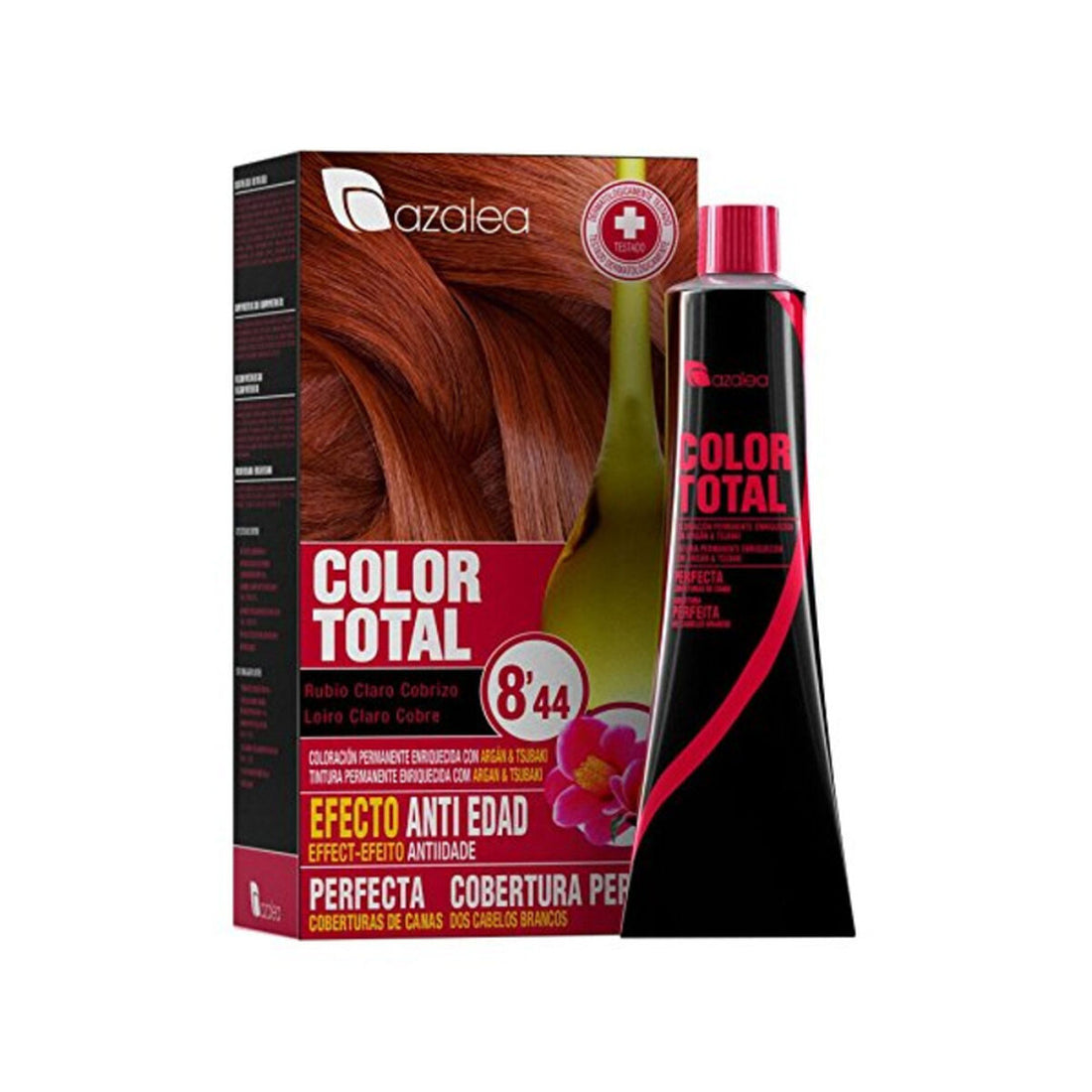 Coloração em Creme N8,44 Azalea Color Total (200 g) (1 Unidade) | Acexarme. Mais modelos Beleza, Cuidado do cabelo disponíveis.