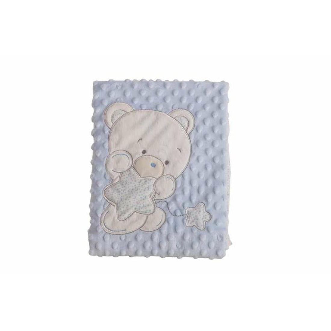 Manta para Bebé Urso Bordado Azul Duplo | Acexarme. Mais modelos Bebé, Quarto de dormir disponíveis.