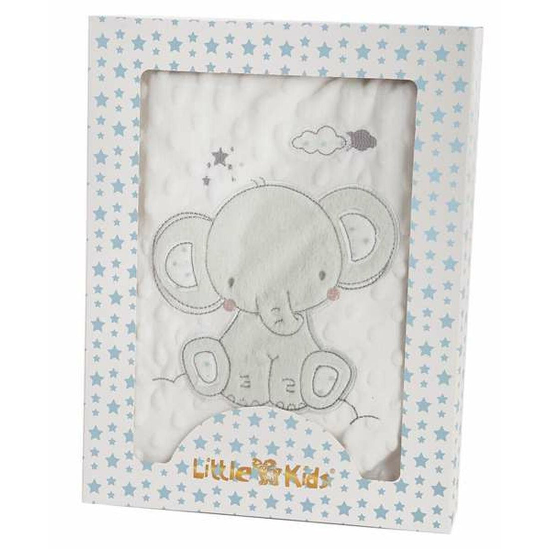 Manta para Bebé Elefante Verde Bordado Dupla face 100 x 75 cm | Acexarme. Mais modelos Bebé, Quarto de dormir disponíveis.