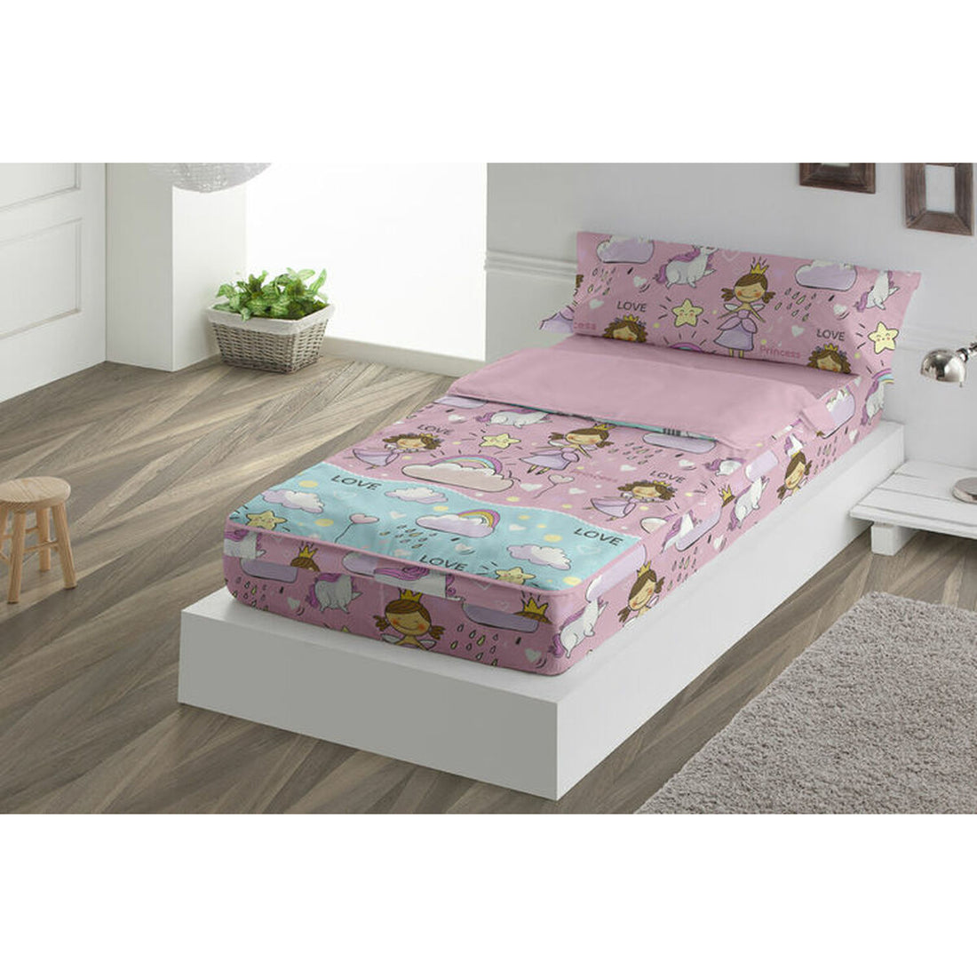 Capa de Edredão Tejidos Reina MORGANA Cor de Rosa | Acexarme. Mais modelos Bebé, Quarto de dormir disponíveis.
