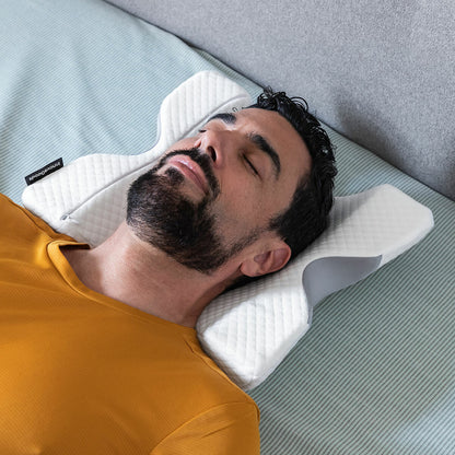 Almofada Viscoelástica Cervical para Casais Cozzy InnovaGoods | Acexarme. Mais modelos Casa e cozinha, Têxteis para o lar disponíveis.