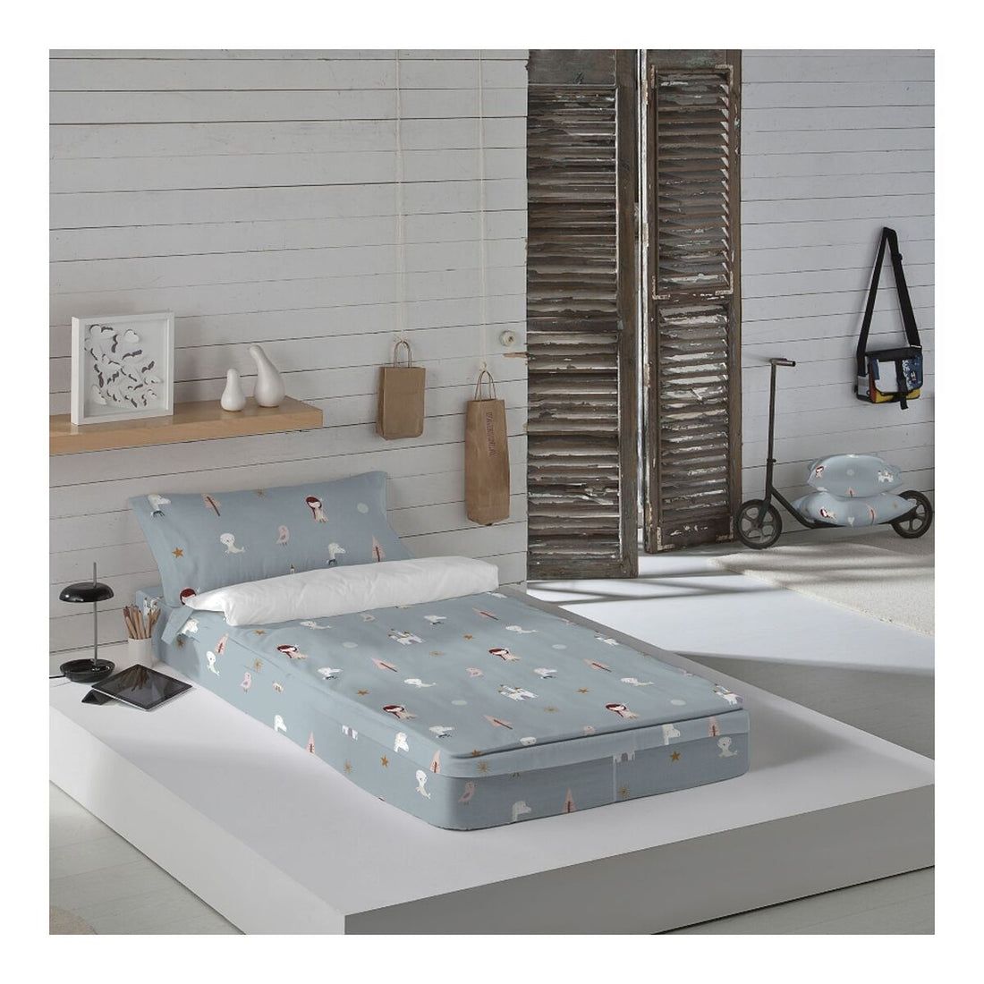 Capa de Edredão Haciendo el Indio Lady Snow (Solteiro) (105 x 190/200 cm) | Acexarme. Mais modelos Bebé, Quarto de dormir disponíveis.