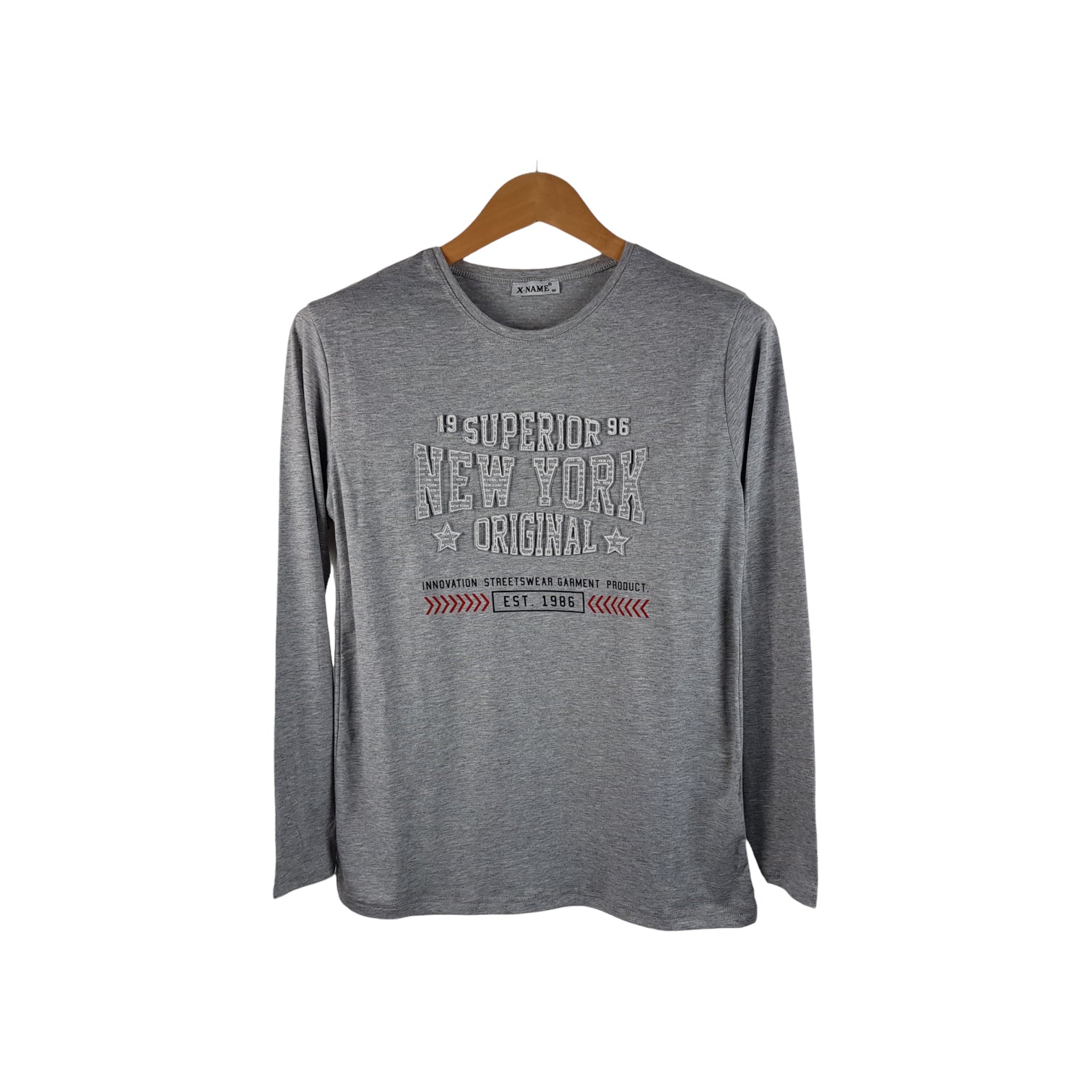 Sweatshirt Cinza New York | Acexarme. Mais modelos Sweatshirts Homem disponíveis.