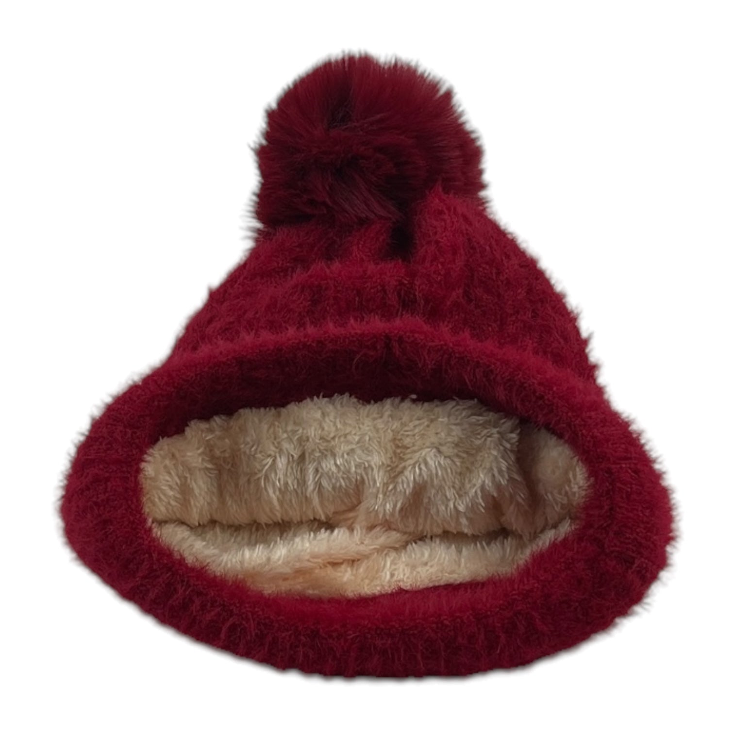 Gorro Vermelho Pompom Mulher | Acexarme. Mais modelos Gorros Mulher disponíveis.