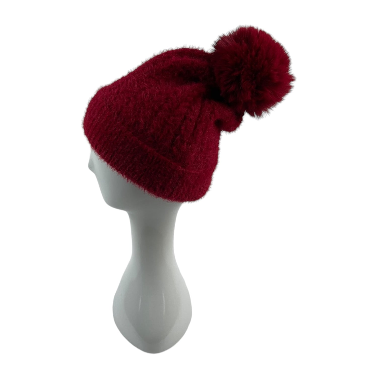 Gorro Vermelho Pompom Mulher | Acexarme. Mais modelos Gorros Mulher disponíveis.