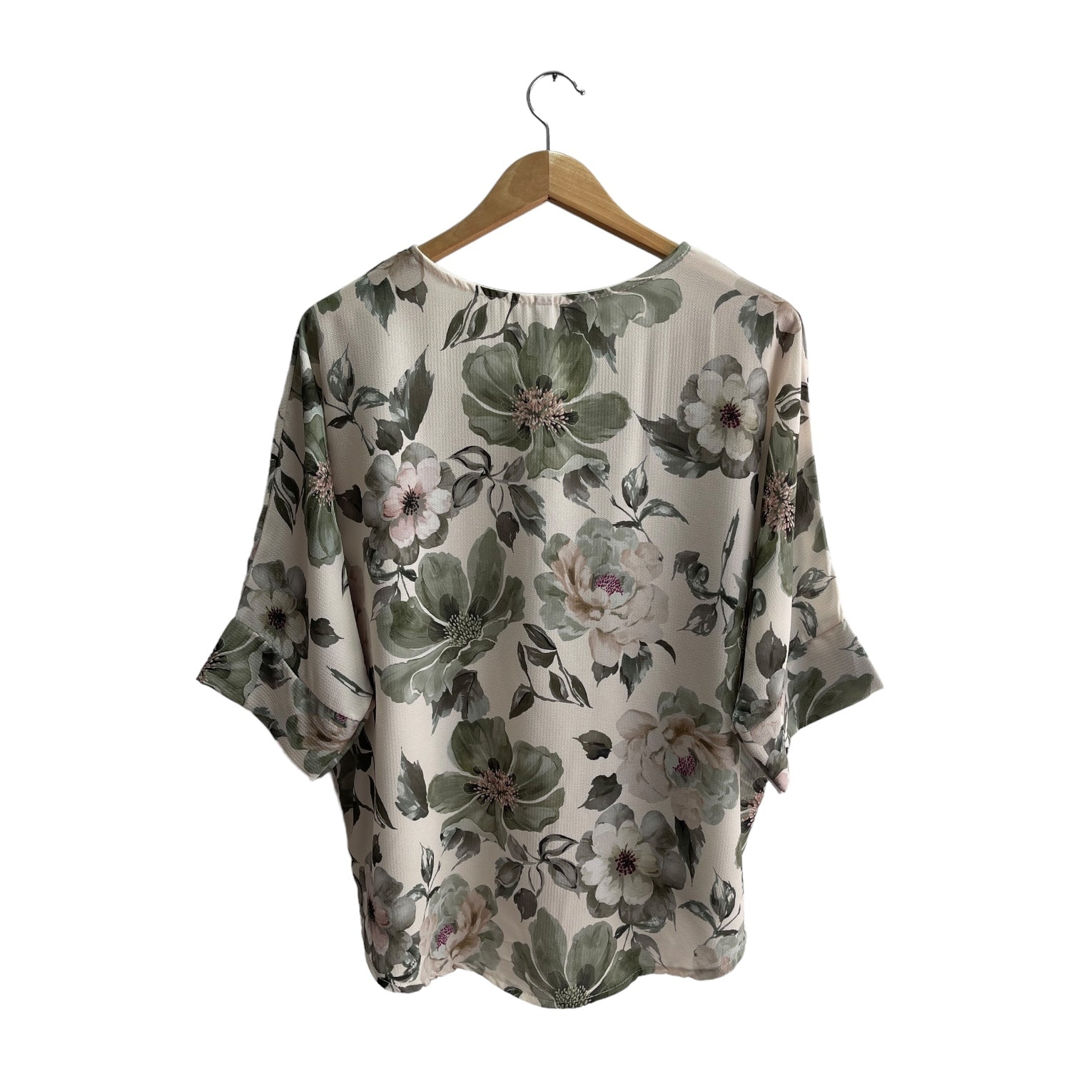 Blusa Floral Verde | Acexarme. Mais modelos Blusas Mulher disponíveis.