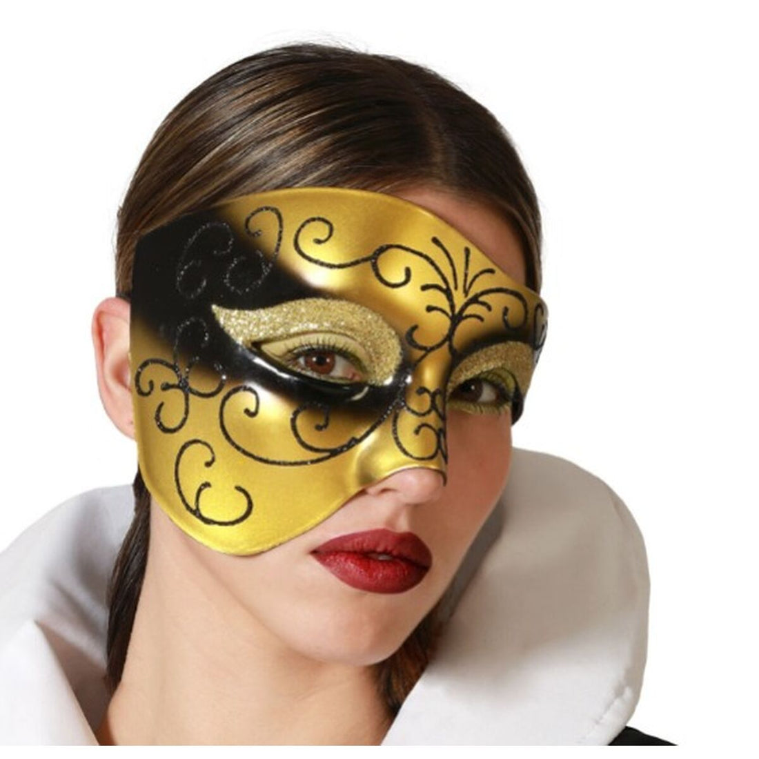 Mascarilha Veneziano Dourado | Acexarme. Mais modelos Brinquedos e jogos, Disfarces e acessórios disponíveis.