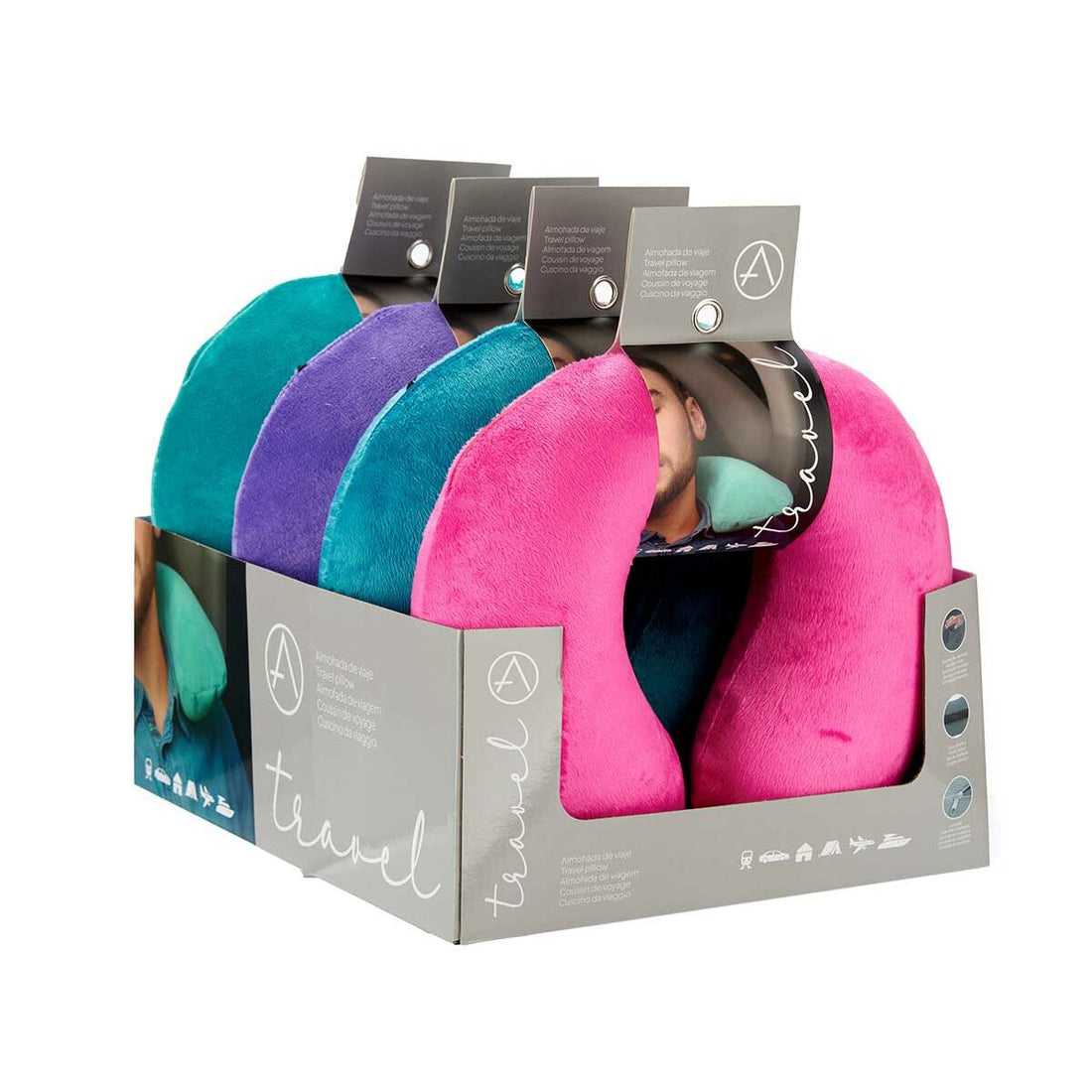 Almofada Cervical 31 x 10,5 x 27,4 cm (4 Unidades) | Acexarme. Mais modelos Casa e cozinha, Têxteis para o lar disponíveis.